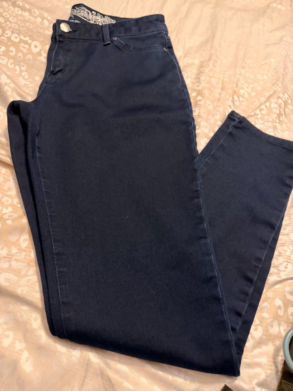 Express Women's Navy Skinny Jeans